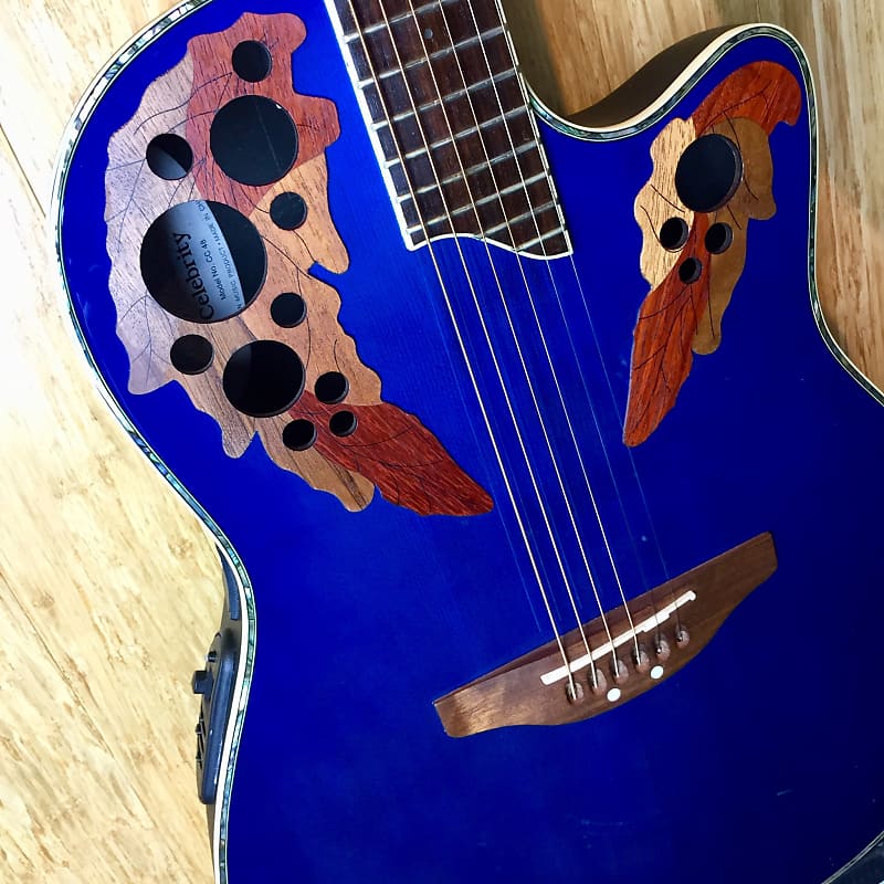 Ovation CC48 Celebrity Acoustic Electric Blue