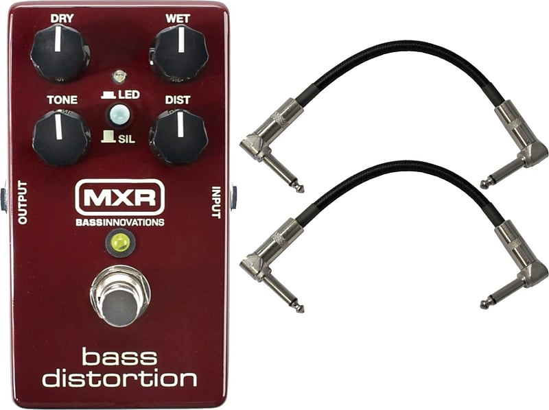 MXR by Dunlop M85 Bass Guitar Distortion Pedal Bundle image 1