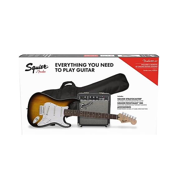 Squier Stratocaster Starter Pack Sunburst image 1