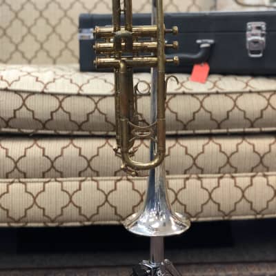 King Silvertone Trumpet Silver/Lacquer image 2