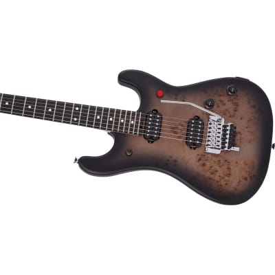 EVH 5150 Series Deluxe Poplar Burl Electric Guitar, Ebony Fingerboard, Black Burst image 16