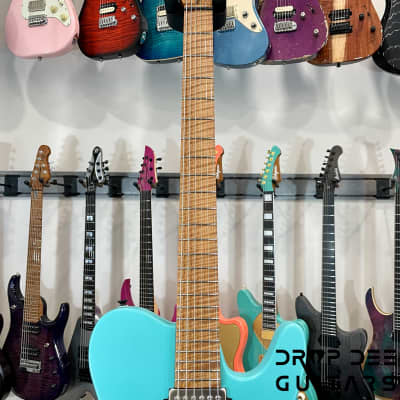 SMP Custom Shop Τρίτη Electric Guitar w/ Case-Seafoam Green image 9