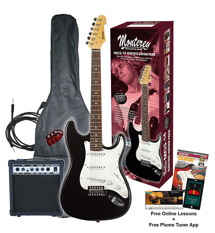 Monterey MGS-14 Electric Guitar & Amp Beginner Pack image 1