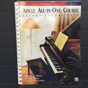 Alfred 00-14514 Alfred's Basic Adult All-In-One Piano Course (Level 2)