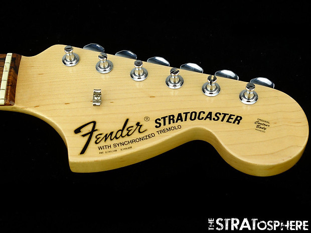 Custom shop sales strat neck