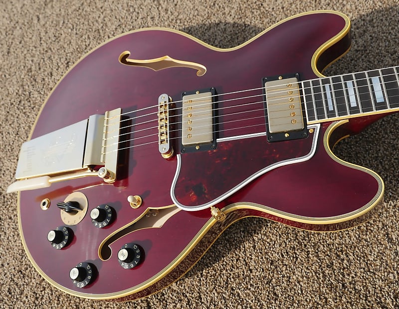 Video! 2021 Gibson Custom Shop Chuck Berry 70's ES-355 Aged - Wine Red image 1