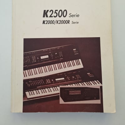 Kurzweil K2500 / K2500R Handbuch (User Manual)