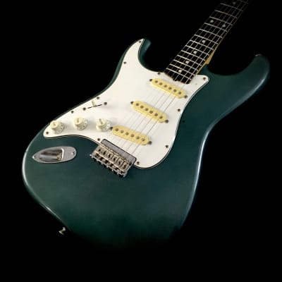 LEFTY! Vintage Fender Japan ‘62 Reissue MIJ Faded Ocean Turquoise Nitro Relic Guitar Left Strat Hardtail Stratocaster 7 lb! image 5