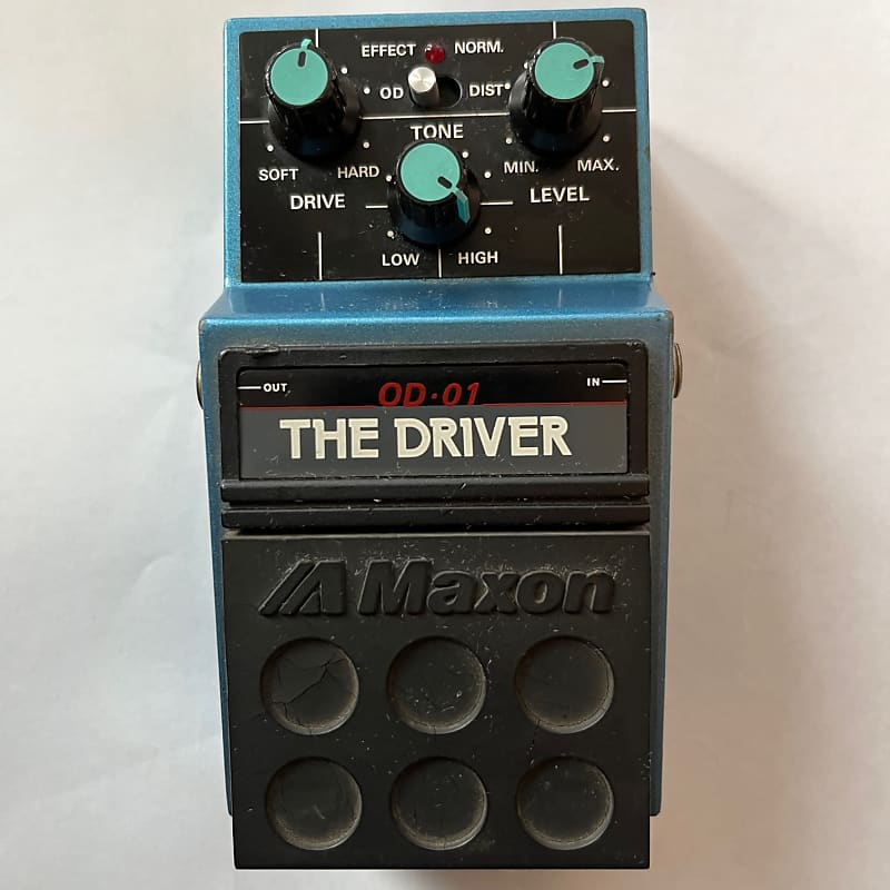 Rare vintage 1980's Maxon The Driver OD-01 1980's - Blue/Black
