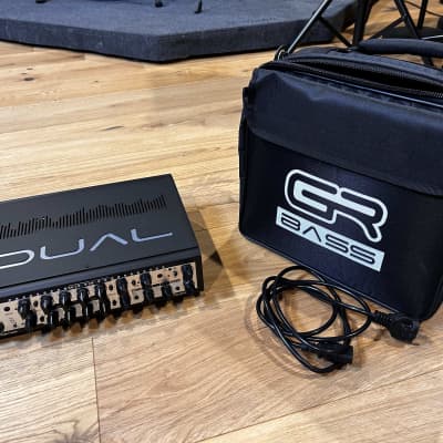 GRBass DUAL 1400 Watt bass guitar amplifier head, black image 1