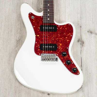 Suhr Classic JM P90 Guitar, Gotoh 510 Tremolo, Olympic White image 13
