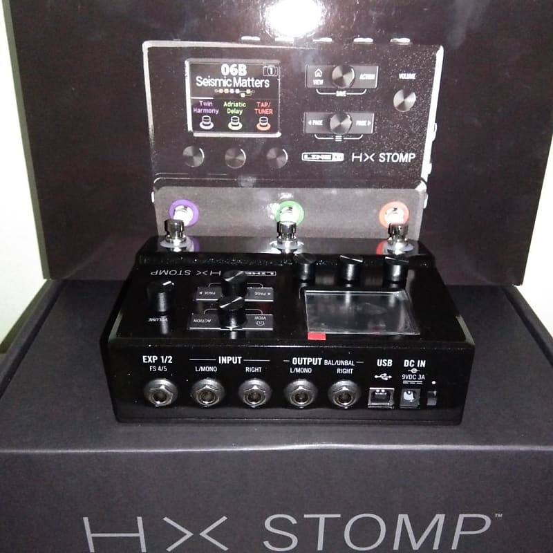 Line 6 HX Stomp Guitar Multieffects Floor Processor Reverb