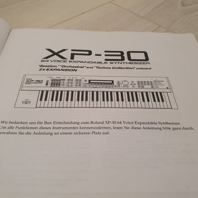 Roland XP-30 Manual. German Language. Good Condition. Global Ship. image 3