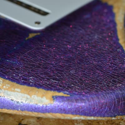 Fender American Stratocaster Magenta Sparkle Heavy Relic Custom Shop Texas Specials image 8
