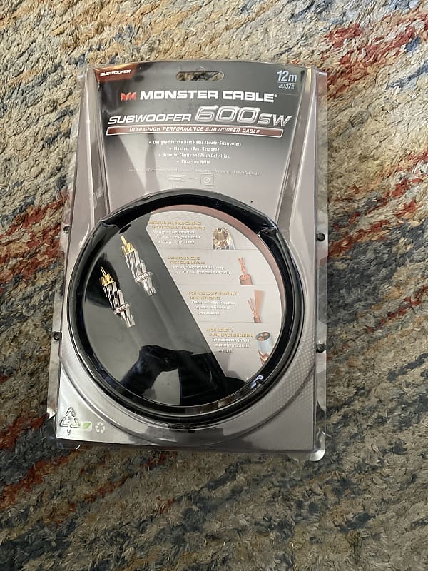 Monster subwoofer cable 600 sw  			