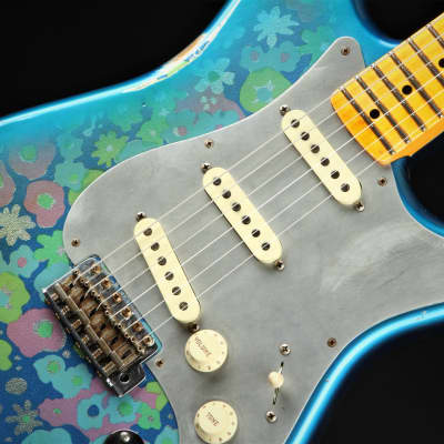 Fender Custom Shop Limited Edition El Diablo Strat Relic - Aged Blue Flower image 13
