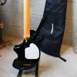 Fernandes Nomad Travel Guitar Built in Speaker 1990's Black Gold image 6