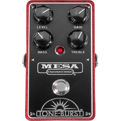 Mesa Boogie Tone-Burst Boost/Overdrive Effects Pedal Black / Authorized Dealer for sale
