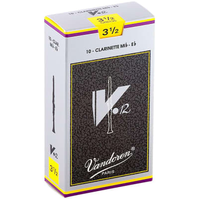 Vandoren V12 Series Eb Clarinet Reeds Strength 3.5, Box of 10 image 1