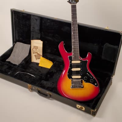 Immagine 1981 Gibson MVX Antique Cherry Sunburst w/Rare Super Tune Vibrola-1 Owner-1 of a Kind -Tags-w/OHSC ! - 1