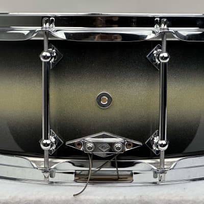 Craviotto 22/13/16/6.5x14" VIDEO Signed 2013 Solid Maple Shell Drum Set - Black/Gold Duco Sparkle Lacquer image 11