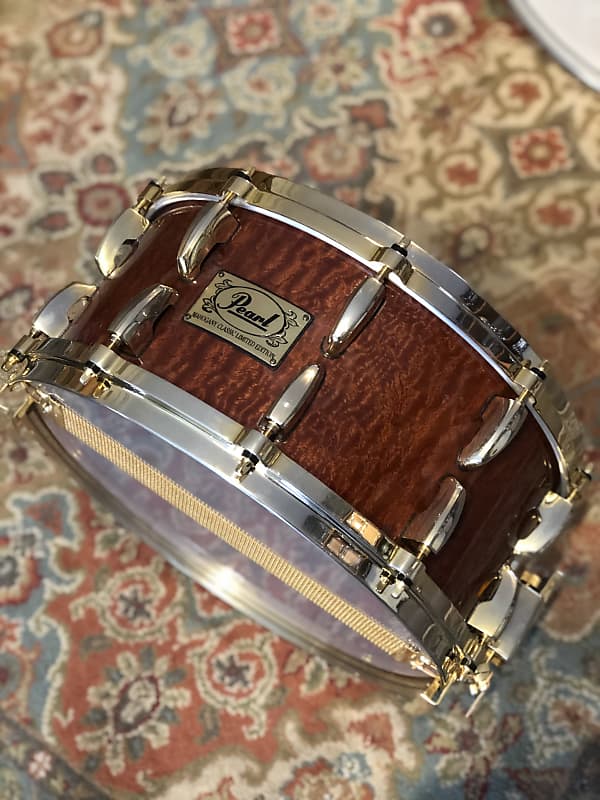 Pearl Mahogany Classic Limited Edition 6.5 x 14 - African Mahogany Snare  Drum