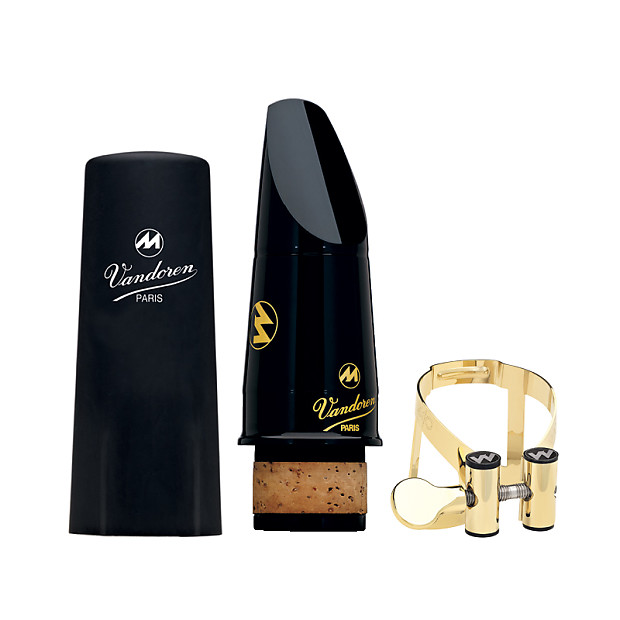 Vandoren CM60058KG Masters Bb Clarinet Mouthpiece with M/O Gold Ligature - CL5 Facing image 1
