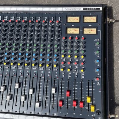 Soundcraft Series 200 SR 16 Channel 4-bus Mixing Console w Custom Wood Crate VGC image 6