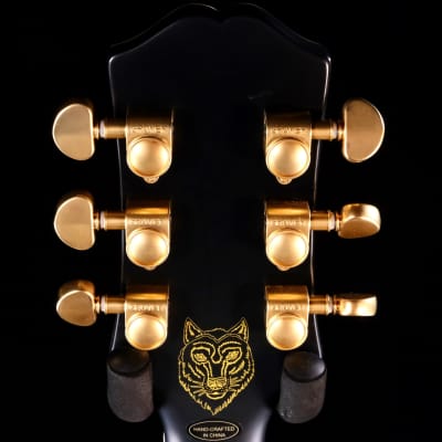 Epiphone Emily Wolfe Sheraton Stealth Semi-Hollow Electric Guitar - Black Aged Gloss Bild 5