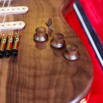 GB Liuteria Boutique guitar Petra 7 string fanned fibonacci series inspiration design 2022 - Matt image 8