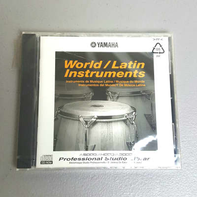 Yamaha A5000/A4000/A3000 Sampler CD Rom - PSLCD-106 - World/Latin Instruments (sealed)