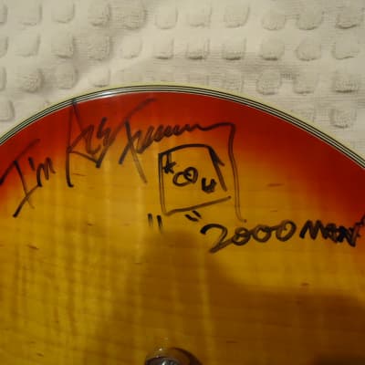 ULTRARARE,ONE-Of-A-KIND"SIGNED"Gibson Ace Frehley KISS Les Paul Cherry Sunburst Guitar,ClosetClassic image 8