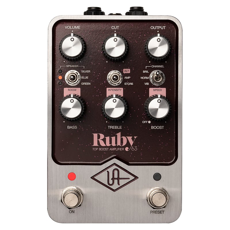 Universal Audio Ruby '63 Top Boost Amplifier Pedal