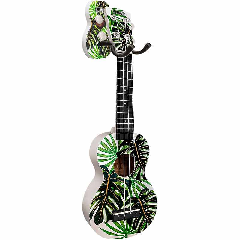 MAHALO MA1MT-WH Art - Soprano Monstera avec support mural | Reverb