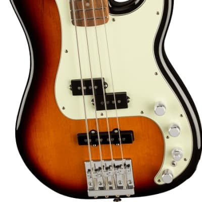 Fender Player Plus Precision Electric Bass. Pau Ferro Fingerboard, 3-Color Sunburst image 5