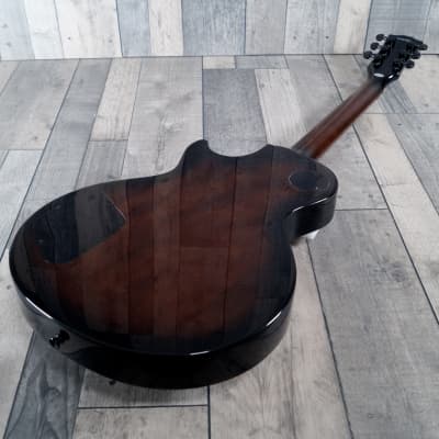 Burny RLG-55 JP Electric Guitar, Trans Blackburst image 4