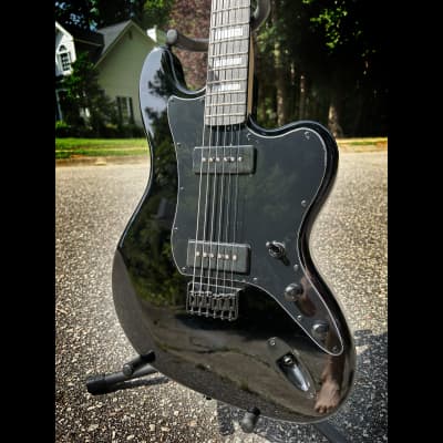 Harley Benton Jaguar-style JA-Baritone BK 2023 - Black | Reverb