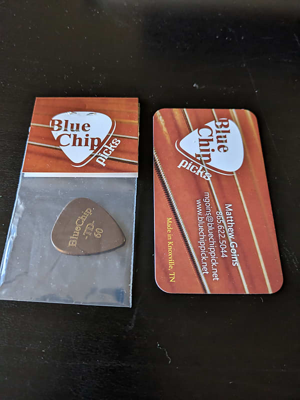 Bluechip TD60 guitar pick Reverb