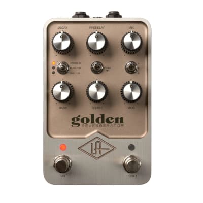 Universal Audio Golden Reverberator Pedal  Spring, Plate, and Hall.  New! image 1
