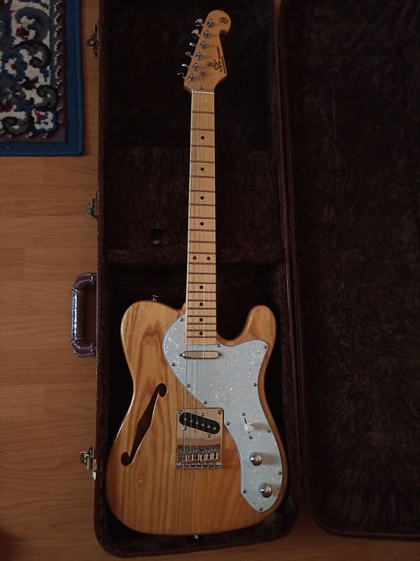 SX VTG Series Hollow Body Tele Electric Guitar American Reverb