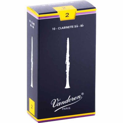 Vandoren CR102 Anches clarinette Sib Traditionnelles force 2 image 1