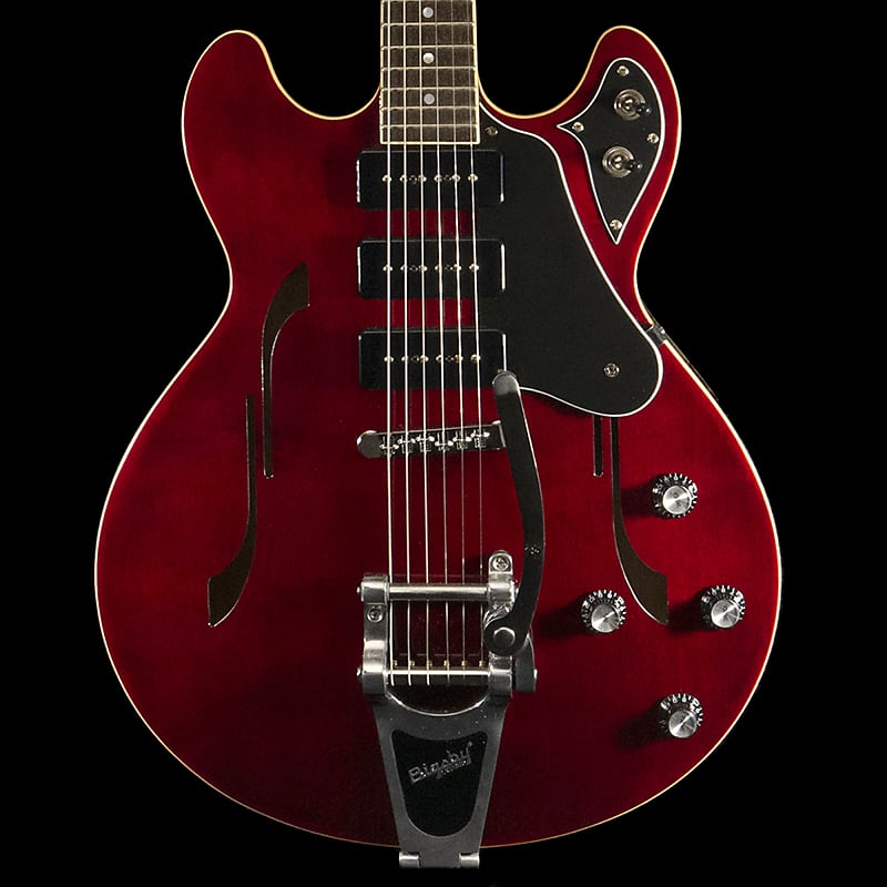 Yamaha SA503 Troy Van Leeuwen Hollowbody Guitar (Red) | Reverb UK