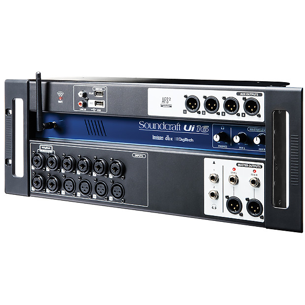 Soundcraft Ui-16 Rackmount 16-Channel Digital Mixer w/ WiFi Router image 2