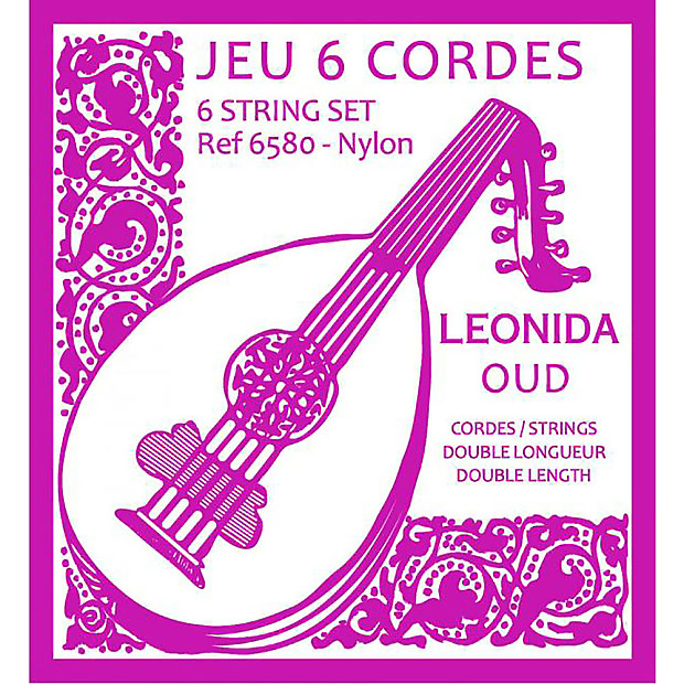 Savarez 6580 Leonida Double Length Nylon Oud Strings (6) image 1