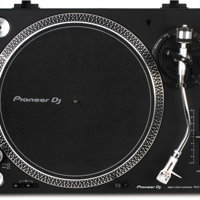 Pioneer DJ PLX-500 Direct Drive Turntable  Bundle with Pioneer DJ Turntable Headshell - Silver image 2