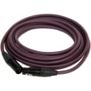 Asterope Pro Studio XLR Microphone Cable Regular Purple 4 ft.
