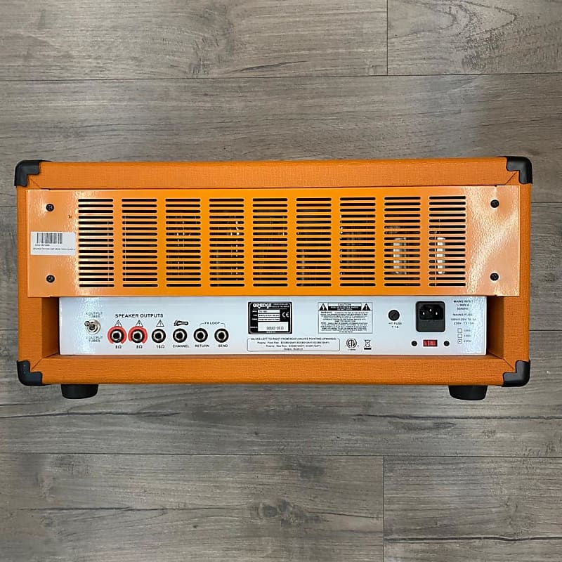 Orange TH100H 100-Watt Twin Channel Guitar Head, Orange Tolex | Reverb