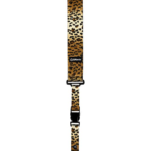 DiMarzio DD2230CH 2 Inch Nylon Cliplock Strap Cheetah w