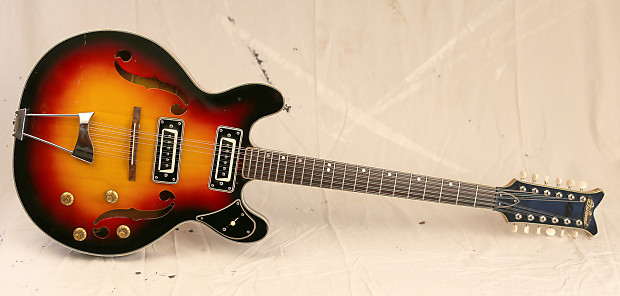 Aria 12 string electric shop guitar