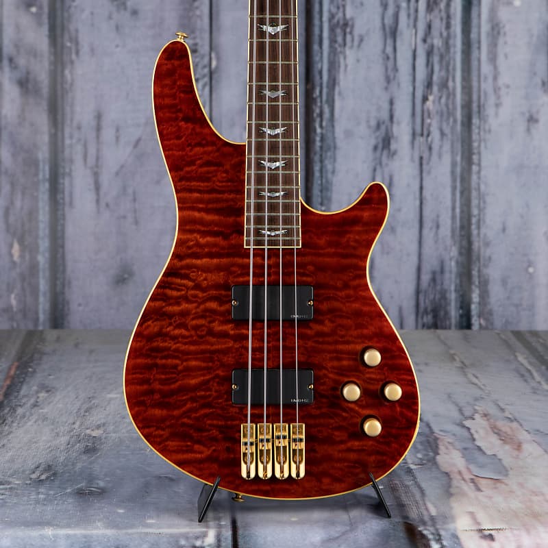 Used Schecter Diamond Series C-4 Bass, Natural | Reverb